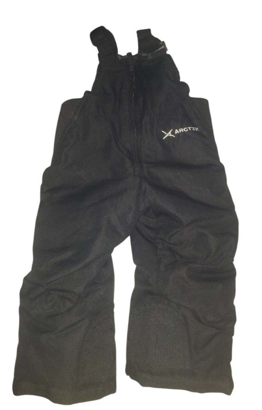 Arctix Snow Bib Overalls Size 12M Black Insulated Ski Pants